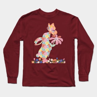 Abstract Bunny Long Sleeve T-Shirt